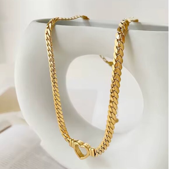 14K Gold filled “Tiffany” Heart Necklace - Picture 3 of 5